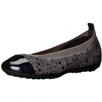 Geox JR Piuma Ballerine B, Bailarinas Para Niñas, Gris