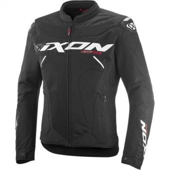 Ixon Chaqueta textil de moto Ionix Negro-Blanco 3XL