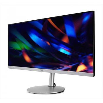 Monitor LCD 34 UltraWide Quad HD 3440 x 1440 píxeles IPS con tiempo de respuesta de 1 ms y puertos HDMI/DP/USB-C, color negro y plata