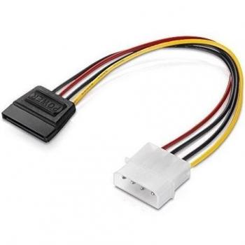 PC corriente naranja Molex NT > SATA-Strom