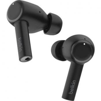 Belkin SOUNDFORM Pulse True Wireless In-Ear Earbuds with Active Noise Cancelling - Black