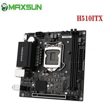 Placa Base MAXSUN Challenger H510ITX Intel 10/11 LGA1200 DDR4 con Slots de Memoria RAM y M.2 SATA3.0 - Color Gris