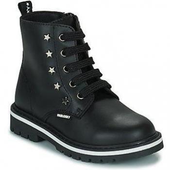 Botas de niña Pablosky con cremallera color negro