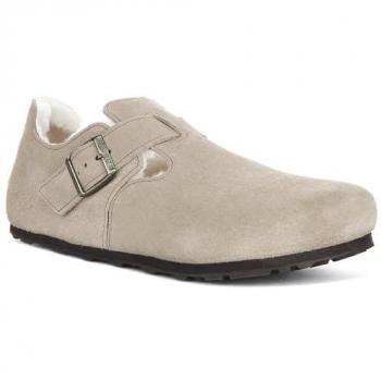 Birkenstock London Shearling Taupe Men's Sandals and Winter Shoes
