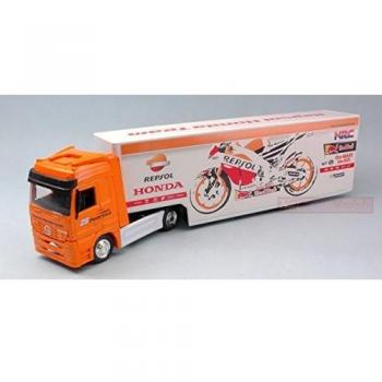 NEW RAY NY15883 CAMION MERCEDES ACTROS HONDA REPSOL 1:43 MODELLINO DIE CAST