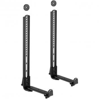 Maclean MC-914 Universal Soundbar Mount (up to 15 kg, Adjustable for Under or Over TV Installation)