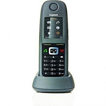 Gigaset R650H Pro - Teléfono supletorio para entornos de polvo y humedad, negro