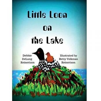 Pequeño Loon en el Lago - Juguete de Peluche Acuático con Sonido y Luz