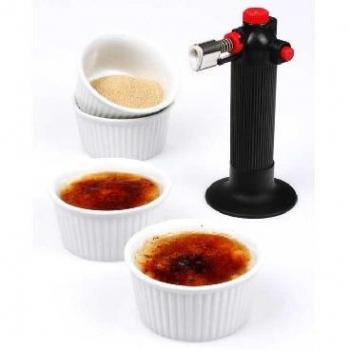Set Crema catalana 4 Personas : 4 bols y un soplete de cocina