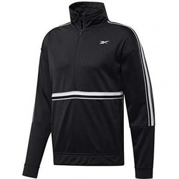 Reebok Wor Tricot 1/4 Zip Sudadera, Hombre, Negro, 2XL