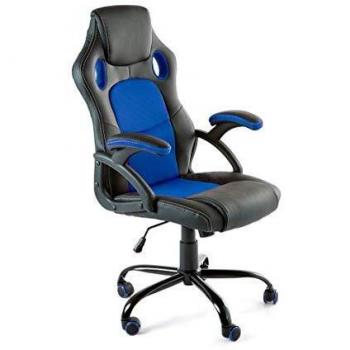 CAMBIA TUS MUEBLES - Silla Gaming X-One sillón Giratorio de Oficina despacho Escritorio, en Negro Rojo Azul y Gris