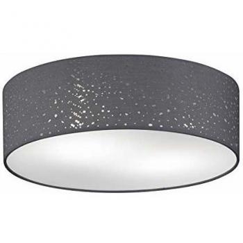Plafón Thor Ø 40 cm, gris, E14, intercambiable