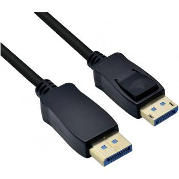 Cable DisplayPort 2.0 Macho a Macho 3 m Negro, Compatible con 8K y 60Hz