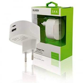 Sweex CH-002WH Interior Blanco - Cargador