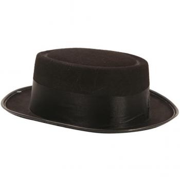 Sombrero de Heisenberg negro con diseño inspirado en la serie Breaking Bad