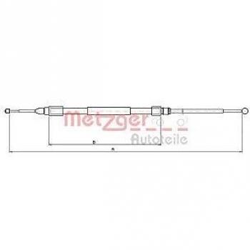 Cable de freno de mano Metzger para BMW Z4, modelo 10.4159, trasero izquierdo y derecho