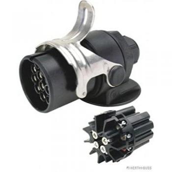 Conector de Remolque HERTH+BUSS 15 Polos 24V con Aderendhülsen y Protección de Tensión