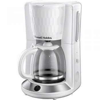Russell Hobbs 27010-56 Glas-cafetera eléctrica `Honeycomb` Blanco