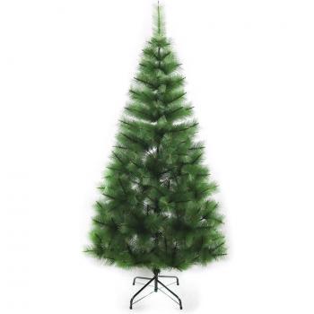 Árbol de Navidad Verde Liso 210 cm - Medidas: 110x110x210 cm