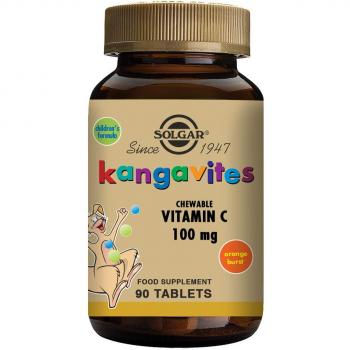 Chewable Vitamin C 100 mg for Kids - Orange Flavor (90 Tablets)