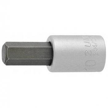 Llave Vaso Unior 3/8 con Punta Hexagonal 6 mm Serie 236/2HX Plateado