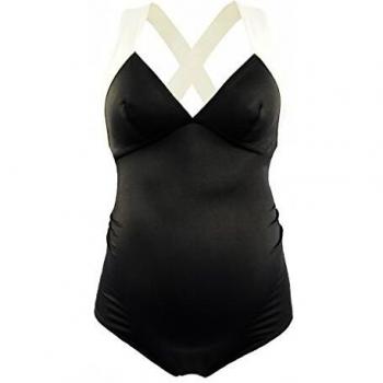 Cache Coeur Naos, Bañador Mujer, Negro