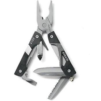 Gerber Vise Mini Tool - Alicates Multifunción con Llavero, Color Negro