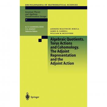 Algebraic Quotients: Torus Actions, Cohomology, Adjoint Representation (Encyclopaedia of Mathematical Sciences)