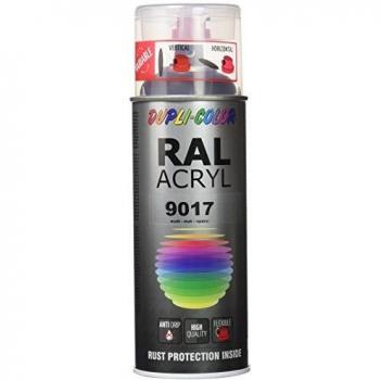 Spray Laca RAL 9017 Negro Tráfico Mate 400 ml