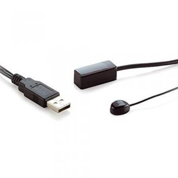 Extensor de Infrarrojos Marmitek IR100USB - IR Blaster, controla dispositivos detrás del televisor con su propio control remoto, permite poner los dispositivos AV fuera de la vista, alimentado por USB