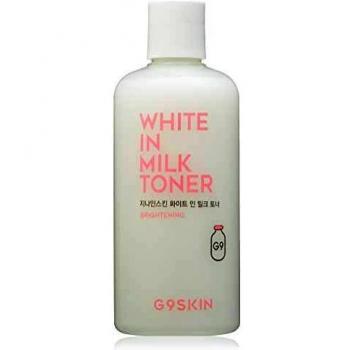 G9 SKIN White In Milk Toner 300ml - Whitening Toner, Hydrating Formula, Brightening Effect, Suitable for All Skin Types