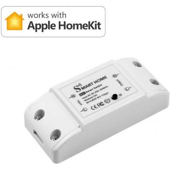 Módulo Controlador Inteligente Wifi Inalámbrico para Interruptor Remoto DIY Compatible con Alexa, Google Home y Homekit