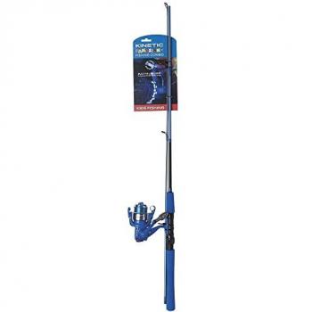 Kinetic Combo Spinning Ramasjang CC Negro - Caña de spinning, longitud 7 pies, potencia de lanzamiento 8-30g, construcción de 2 piezas