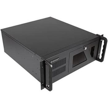 UNYKAch UK4229 EVO 19 Rackmount 4U Chassis Negro ATX Sin Fuente de Alimentación con Puerta de Seguridad, Filtro Antipolvo y USB 3.0