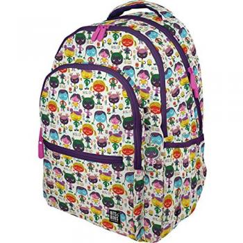 Mochila Escolar Roomy Hello Grafoplás con Tres Compartimentos y Zona Acolchada para Portátil 33x46x22,5cm
