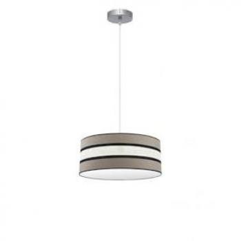 Lámpara Colgante Karla 1xe27 Bicolor Topo/Beige 40x40 cm - Elegante y Moderna
