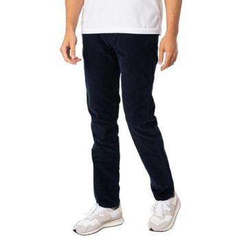 Lois Men's Navy Blue Sierra Thin Corduroy Trousers - Size 30W x 32L