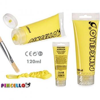 Pintura acrílica Amarillo 120 ml