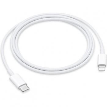 Cable de Conexión Apple USB-C a Lightning de 1 metro en color Blanco
