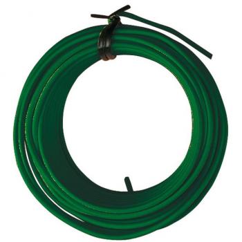 Alambre de Hierro Plastificado Verde 1,4 mm x 25 m