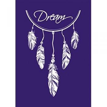Plantilla adhesiva A5 para serigrafía 'Rayher' Plumas Atrapasueños