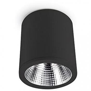 Plafón LED Exit 25.9W Blanco Neutro 4000K CRI 80 Negro IP23 2284Lm
