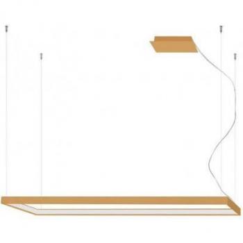 Plafón LED integrado Tuula Integrated Aluminio Oro 1 bombilla 150cm
