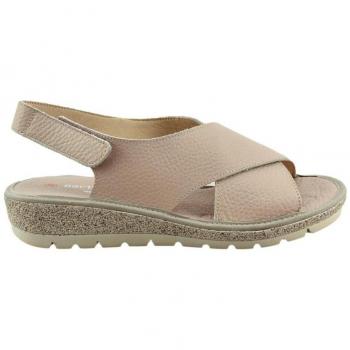 Sandalias de Mujer Doctor Cutillas 35310 Nude, muy cómodas, con tiras cruzadas