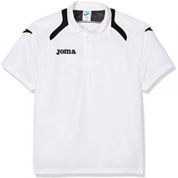 Joma Champion II - Polo para niño de 10 años, Color Blanco/Negro