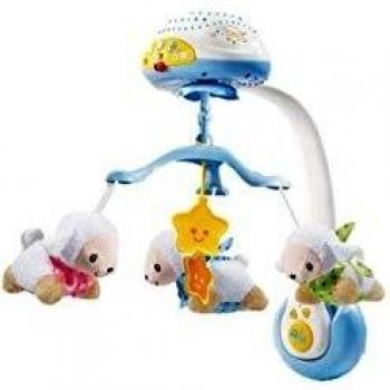 Móvil de cuna interactivo Vtech Lumi Sheep con proyector y melodías calmantes
