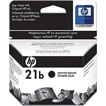 Cartucho de tinta original HP 21B Negro