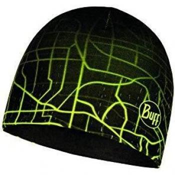 Buff R-Extent Microfibra Gorro Reversible, Unisex Adulto, Negro, Talla Única
