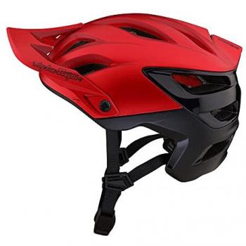 Casco de MTB Troy Lee Designs A3 MIPS - Negro Rojo (XS/S)