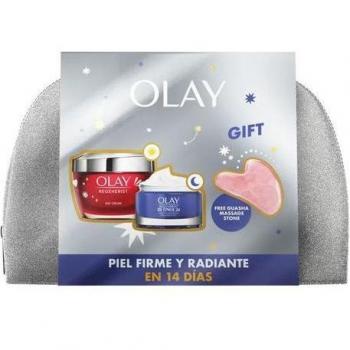 Olay Regenerist Set de Regalo con Crema de Día 50ml, Retinol24 Crema de Noche 15ml y Piedra de Masaje Facial en Neceser